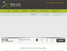 Tablet Screenshot of newlifetoronto.com
